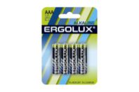 Элемент питания тип AAA "Ergolux" алкалиновый, 4 шт. на блистере (LR03)