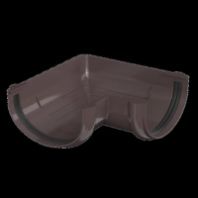 Угол желоба "ТН ОПТИМА" темно-коричневый 90