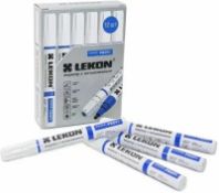 Маркер профессиональный LEKON Profi с нитроэмалью 4 мм, черный