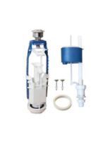 Арматура Псков нижняя подводка, хром,  2-х кноп.