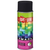 Эмаль аэрозольная алкидная Черная "ВИТ ДЕКО" матовая 520 мл.