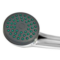 Лейка душевая 1 режим, кобра, хром, LST831