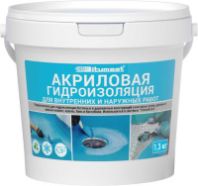 Гидроизоляция акриловая BITUMAST 1,3 кг/пэ