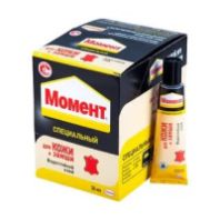 Купить Клей для кожи и замши "Момент" 30 мл. в шоу-боксе недорого Клей для кожи и замши "Момент" 30 мл. в шоу-боксе
