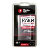 Клей-пластилин эпоксидный 55 гр. MasterTeks термостойкий, черный