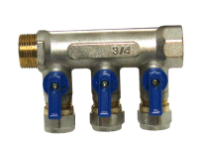 Коллектор 16х3/4"  3 крана