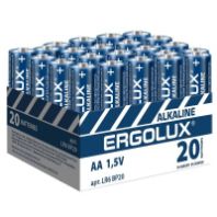 Элемент питания тип AA "Ergolux" алкалиновый, 2 шт. на блистере (LR6)