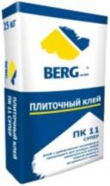 Клей для плитки "BERGhome" ПК 11 Супер для внутренних и наружных работ 25 кг.