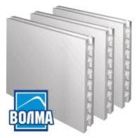 Плита пазогребневая 667х500х80 мм. пустотелая Волма