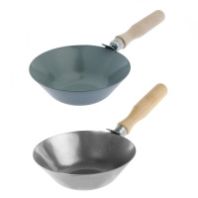 Ковш штукатурный 160 мм TUNDRA basic, с площадкой, сталь, деревянная ручка