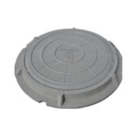 Люк смотровой круглый 750х60 серый, нагрузка до 1,5т.