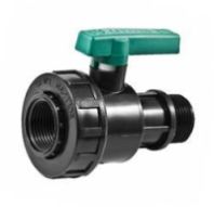 Кран шаровый ПЭ 1" штуцер-гайка "Спектр-Пласт", Россия