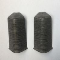 Угол наружный ПВХ 80 мм "ROYCE" №313 дуб элинга