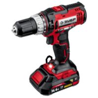 Дрель-шуруповерт аккумуляторная 14,4В "ЗУБР" Li-lon, 2 акк.