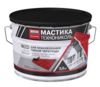 Мастика для гибкой черепицы "Технониколь" №23 ФИКСЕР 3,6 кг. ведро