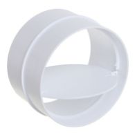 Соединитель канала круглый ф150 с обратным клапаном, 150 СКПО