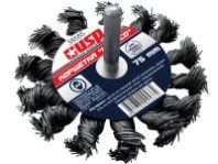 Корщетка-колесо 75 мм. "Uspex", витая