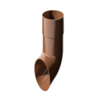 Слив трубы "ТН ПВХ" коричневый