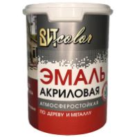Эмаль акриловая "ВИТ Color" п/г RAL 9005 черная 1 кг