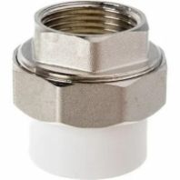 Купить Муфта PP-R 20х3/4'' гайка, разъемная недорого Муфта PP-R 20х3/4'' гайка, разъемная