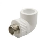Купить Уголок комбинированный PP-R 25х1/2'' штуцер недорого Уголок комбинированный PP-R 25х1/2'' штуцер