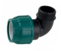 Уголок ПЭ 25х3/4 штуцер