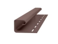 Профиль J-образный 3000 мм. "ТН ОПТИМА" каштан