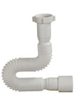 Гибкая труба (гофра) "ОРИО" с гайкой 1 1/2"х40/50 длина 850мм. АС-10131