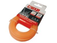 Леска для триммера D 3 мм. L 15 м. с нейлоновым сердечником, Квадрат