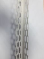 Угол ПВХ штукатурный 35х35 мм, маяк 6 мм, L= 3м (Профиль ПВХ сетчатый)