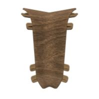 Угол внутренний ПВХ 55 мм "Идеал" №292 Орех миланский